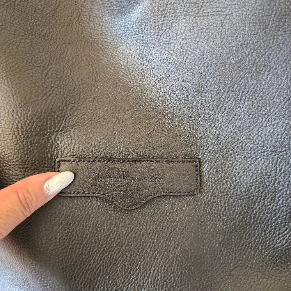 Rebecca Minkoff Black Utility Convertible Bucket Bag - Picture 12 of 15